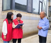山西闻喜县社区服务中心光明路社区开展信访维稳入户排查工作